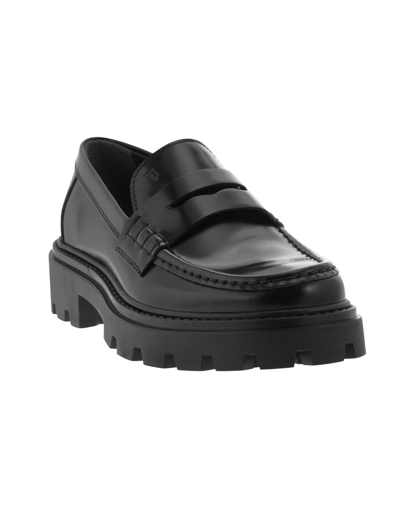 Tod's Penny Bat Chunky Loafers - Black