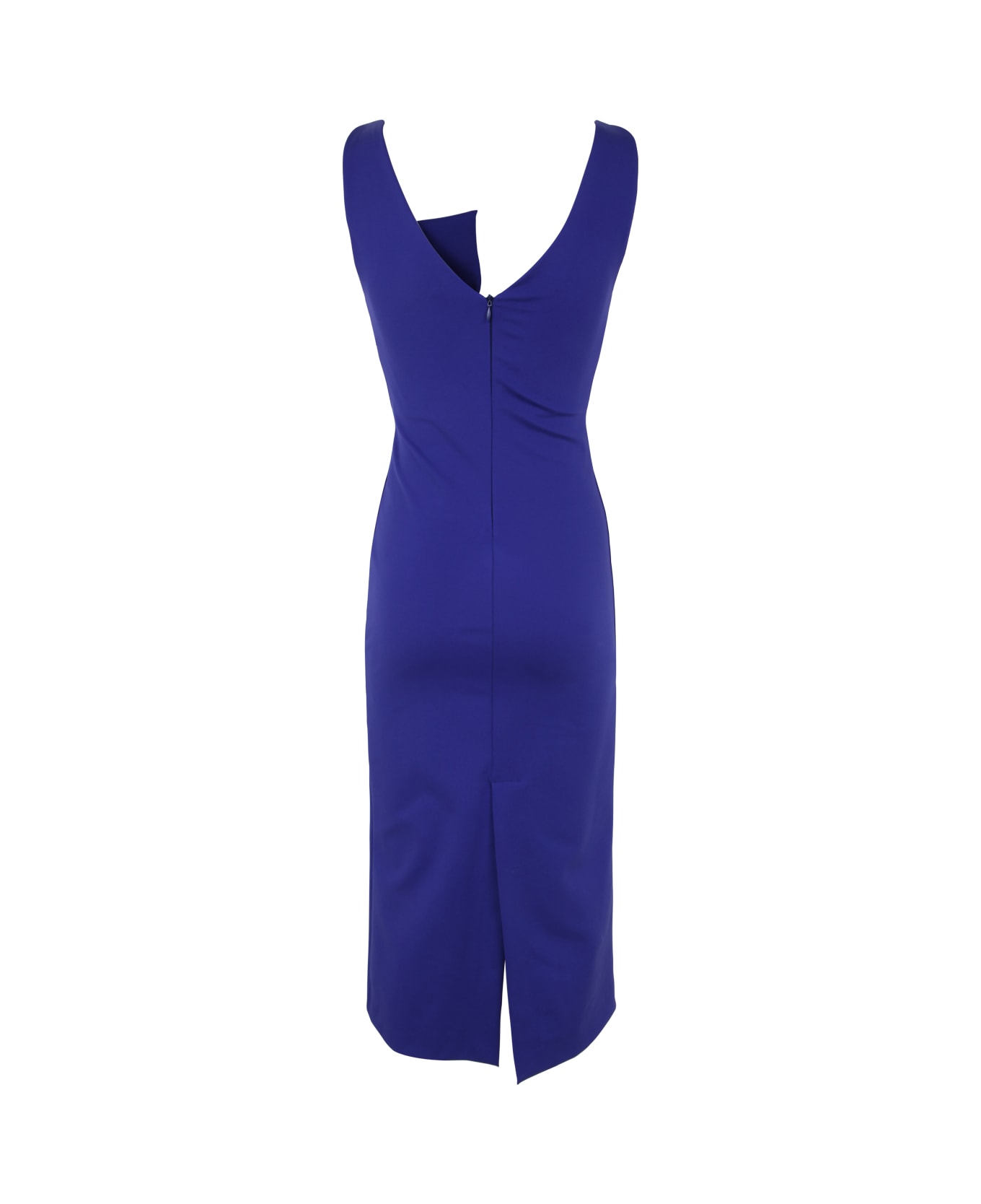 Parosh Punto Milano Dress - Bluette