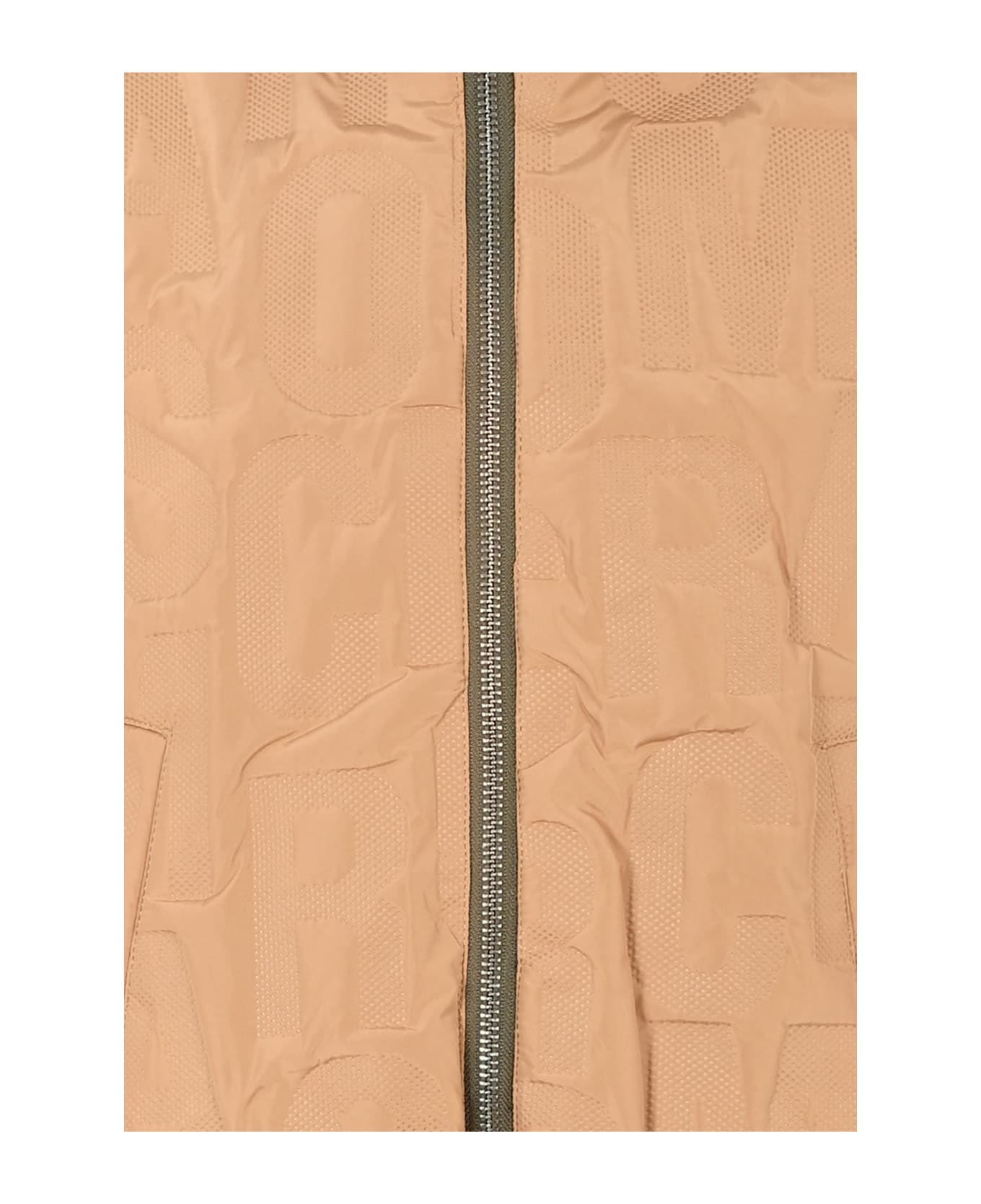 Marc Jacobs Beige Reversible Down Jacket For Boy With Logo - Beige
