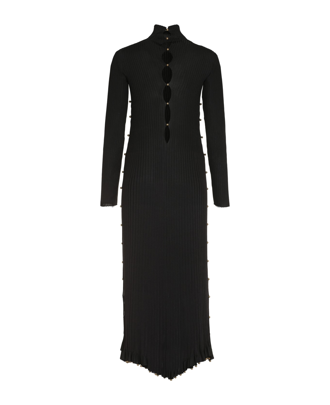 Bottega Veneta Pleated Dress - black
