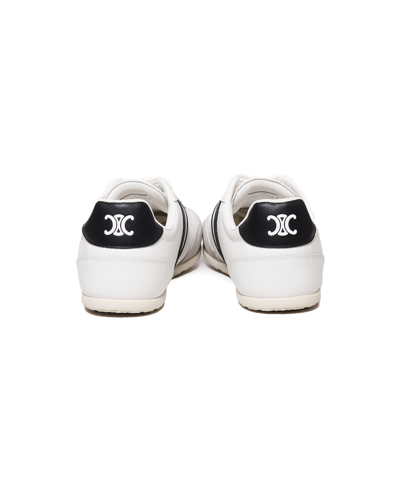 Celine Low Trainers With Laces Jogger - White