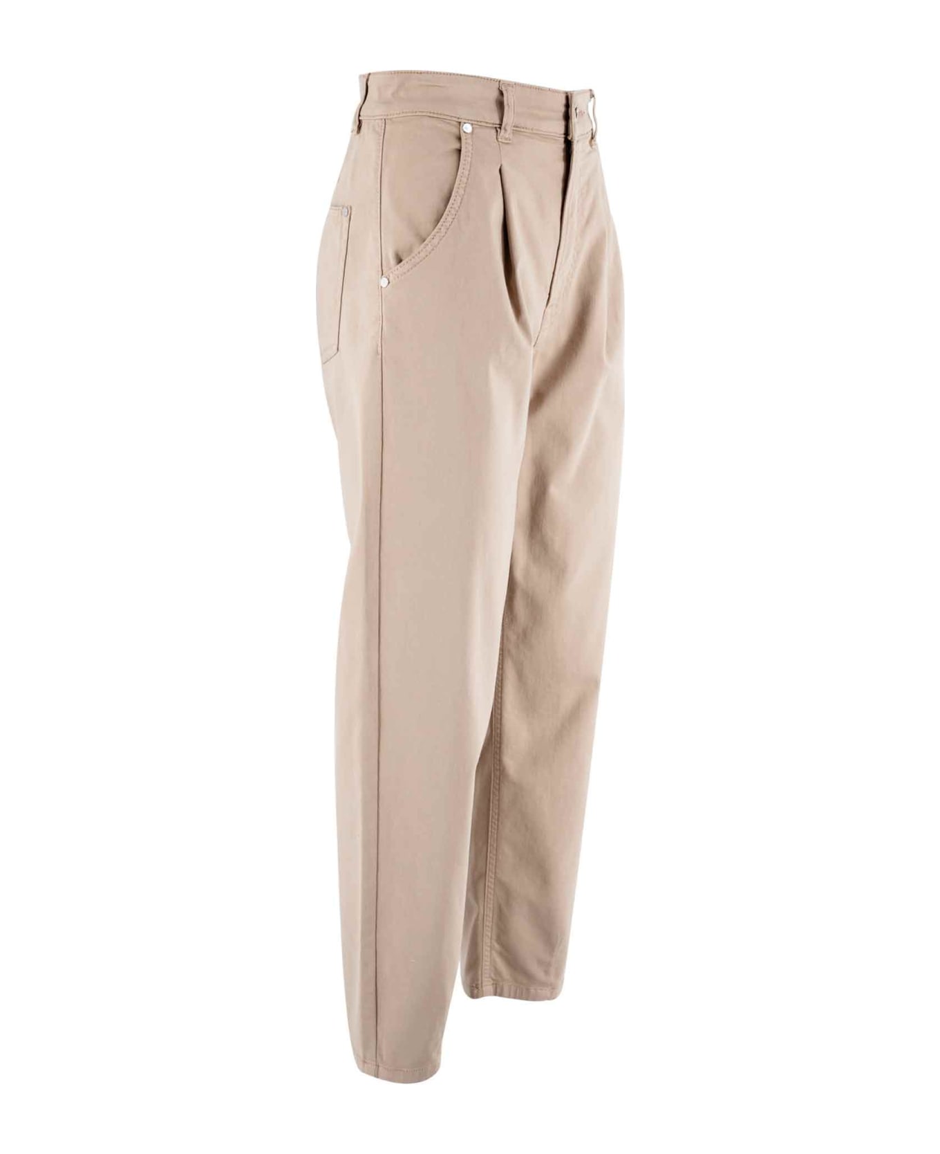 D.Exterior Cotton Stretch Trousers - Canapa
