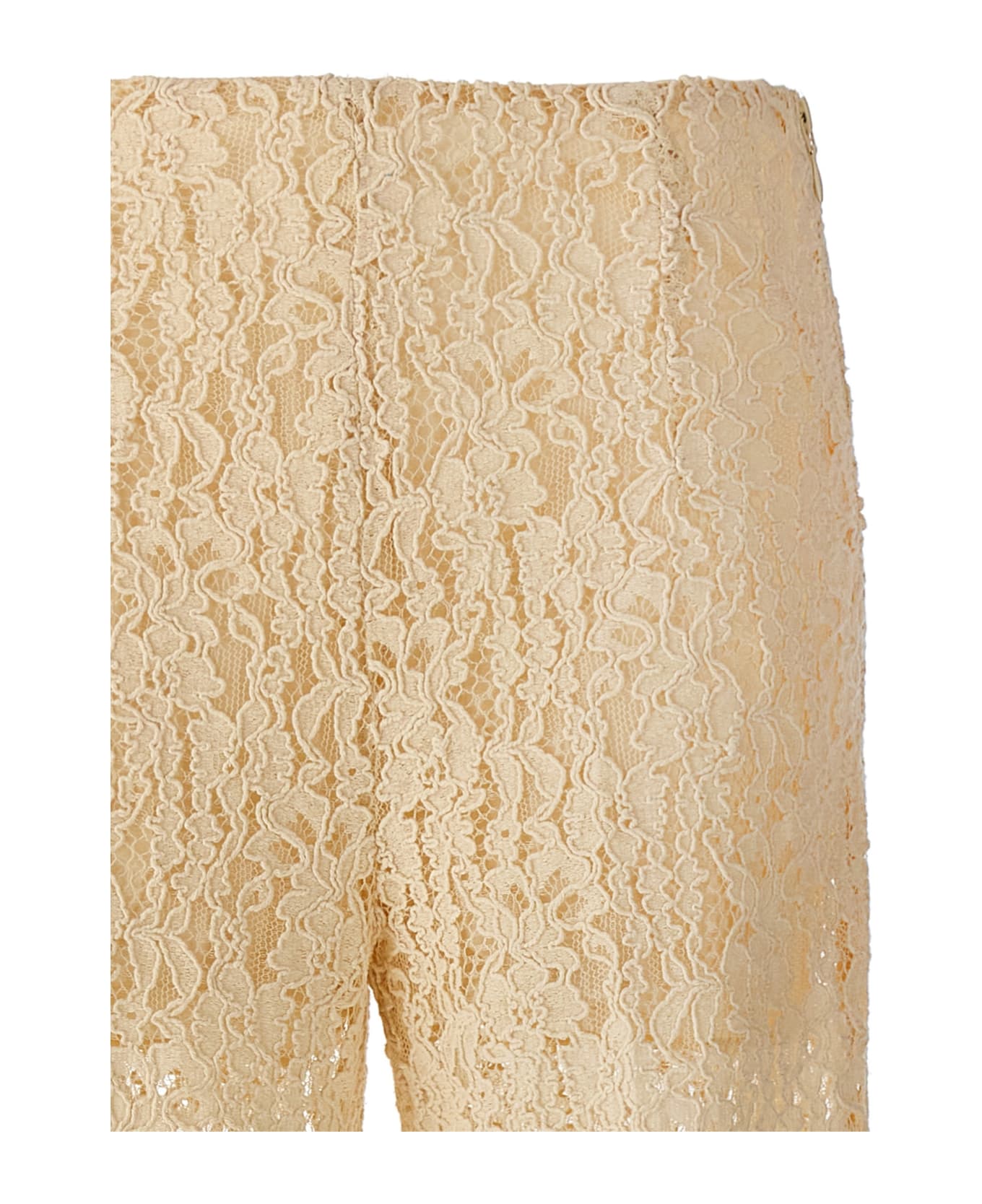 TwinSet Lace Trousers - Beige ボトムス