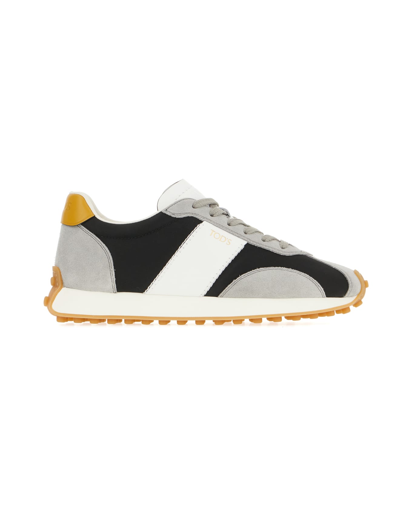Tod
s Multicolor Fabric And Suede Sneakers - GREY
