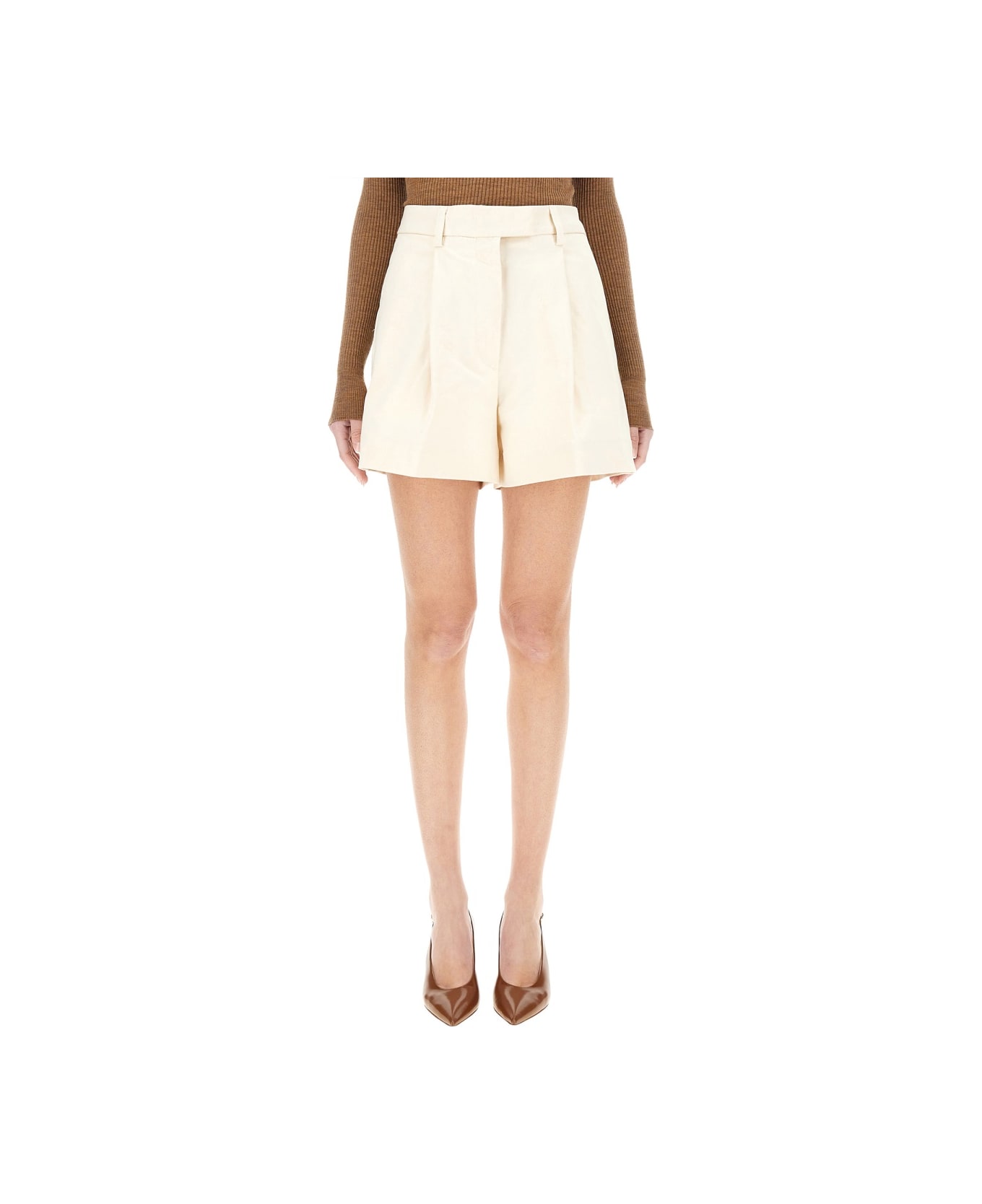 TheLatest Shorts "bea" - IVORY