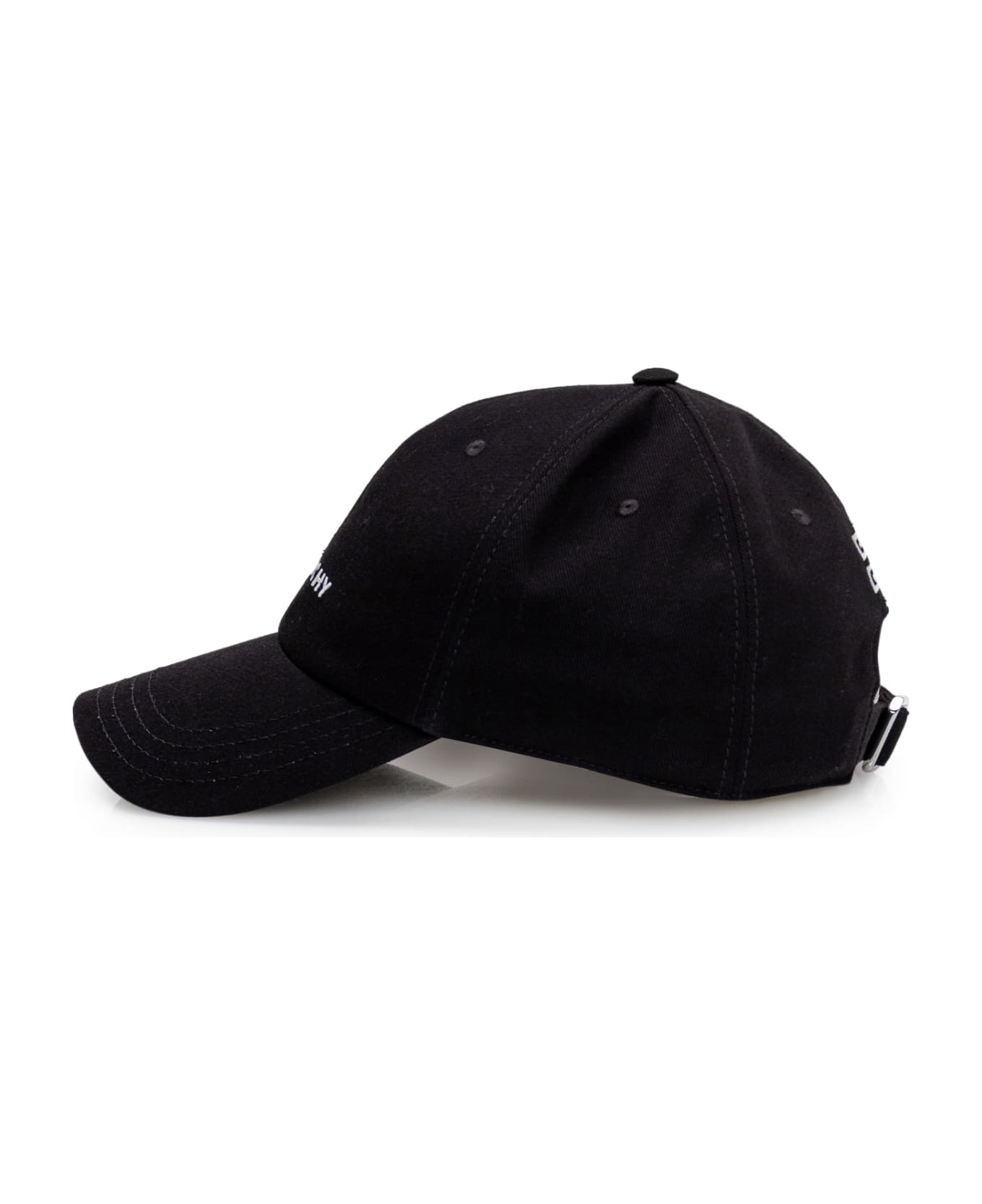 Givenchy Cap With Embroidery - Black 帽子
