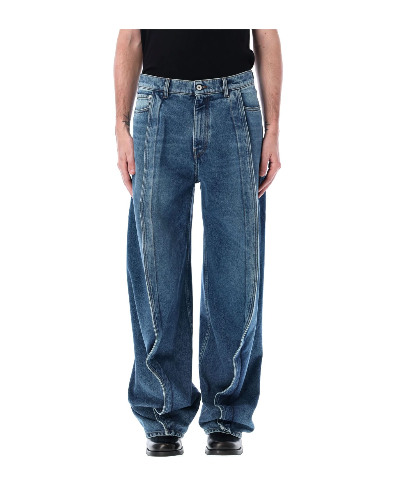 Y/Project Evergreen Banana Jeans - EVERGREEN VINTAGE BLUE