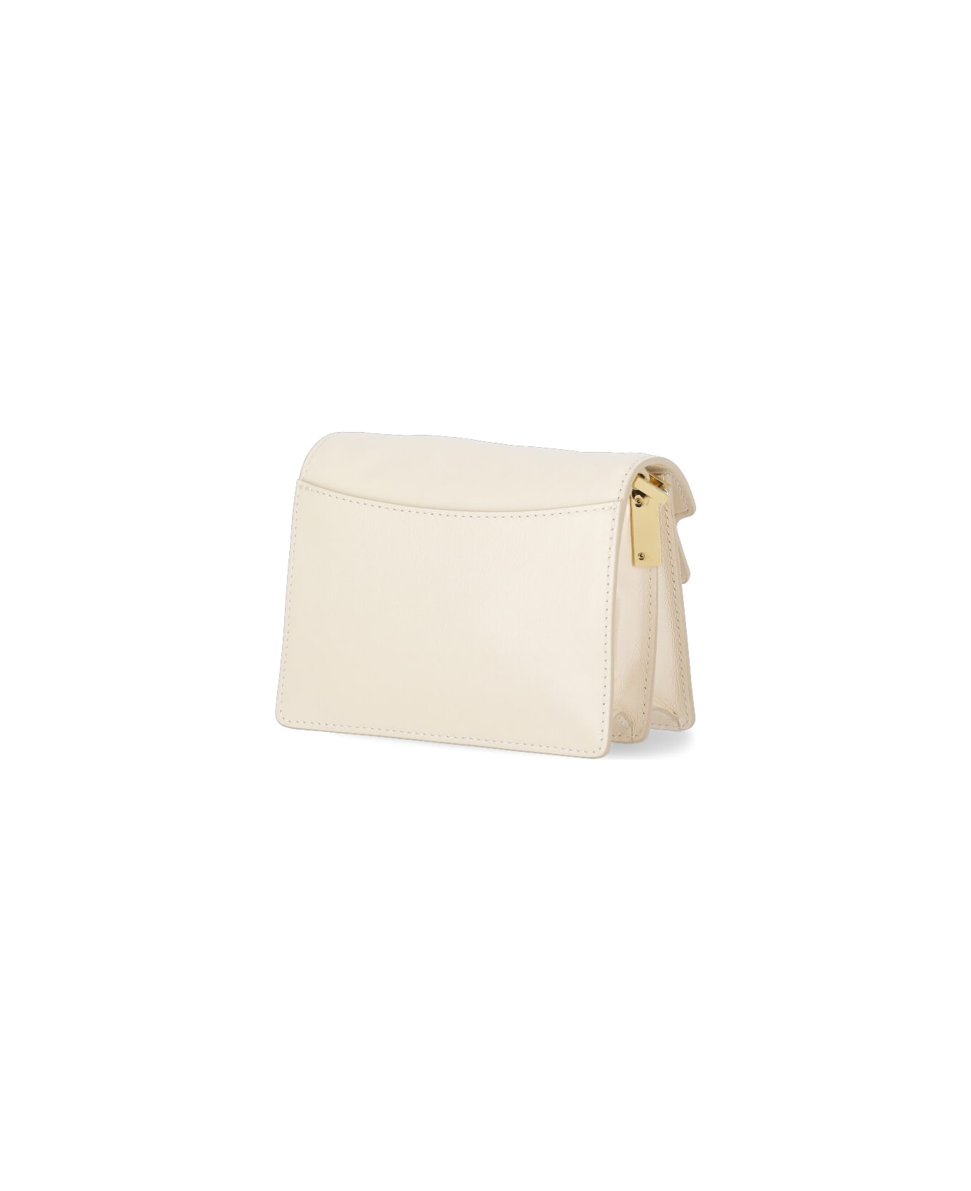Marni 'trunk Soft E/w' Ivory Cowhide Mini Bag - Natural ショルダーバッグ