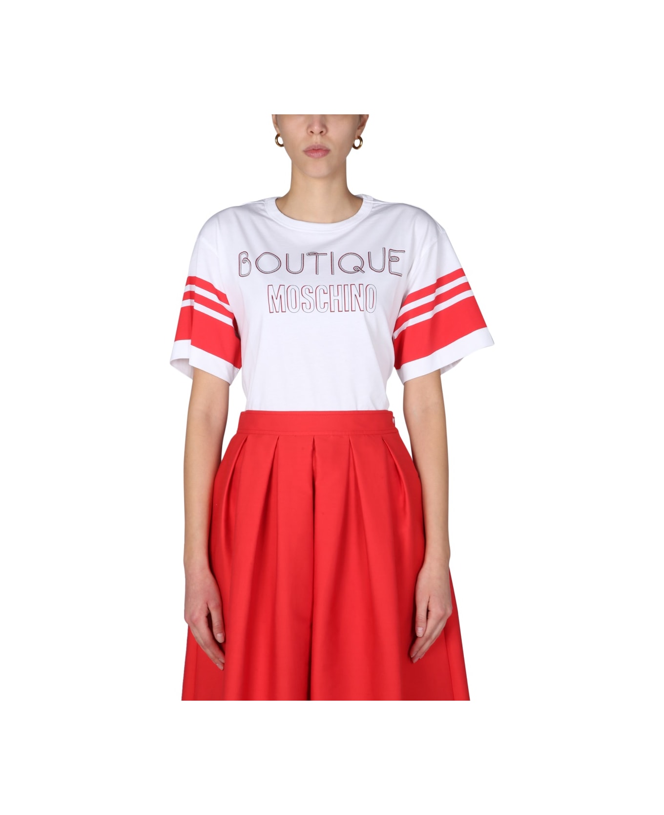 Boutique Moschino "sailor Mood" T-shirt - WHITE Tシャツ