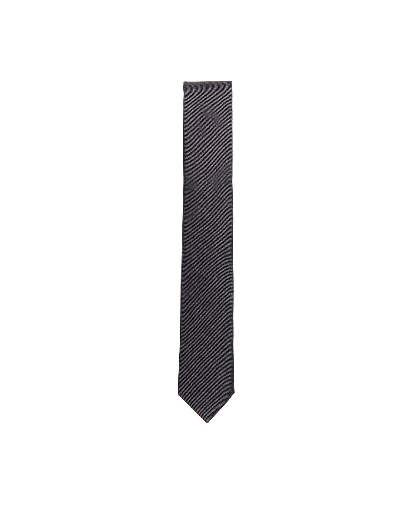 Dolce & Gabbana Stripe Tie - BLACK