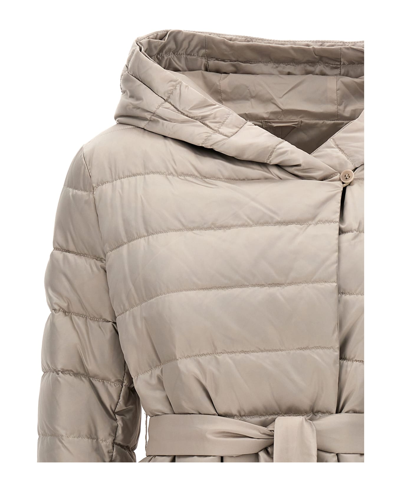 Max Mara The Cube 'novef' Reversible Down Jacket - White