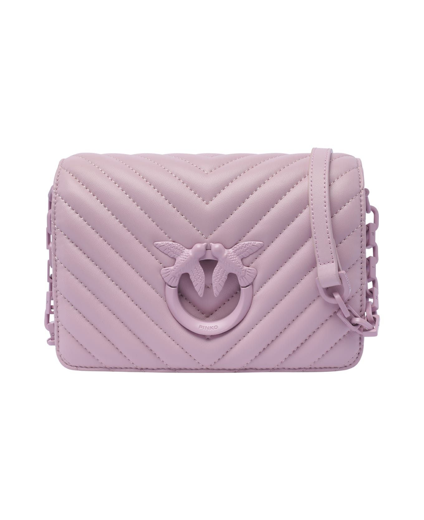 Pinko Mini Love Click Crossbody Bag - Purple ショルダーバッグ