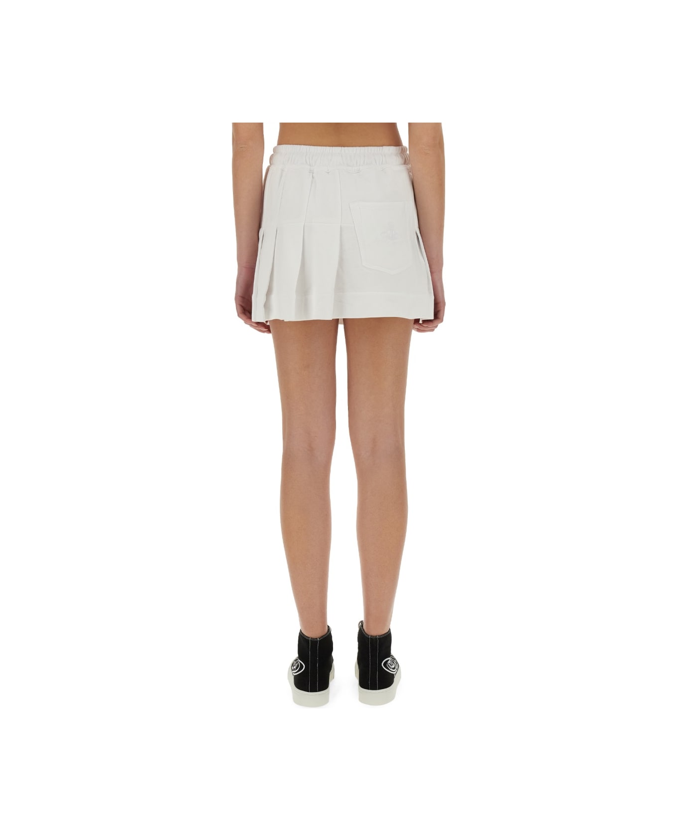 Vivienne Westwood "cheerleader" Skirt - WHITE