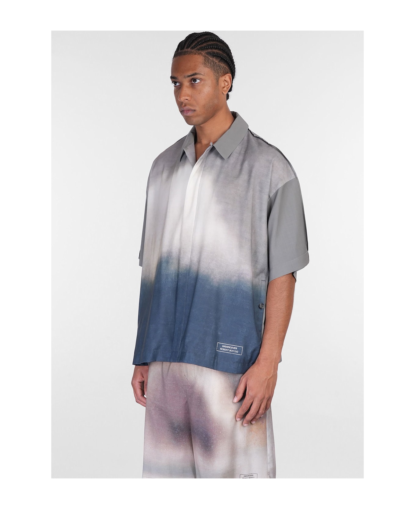 Undercover Jun Takahashi Shirt In Grey Wool - grey