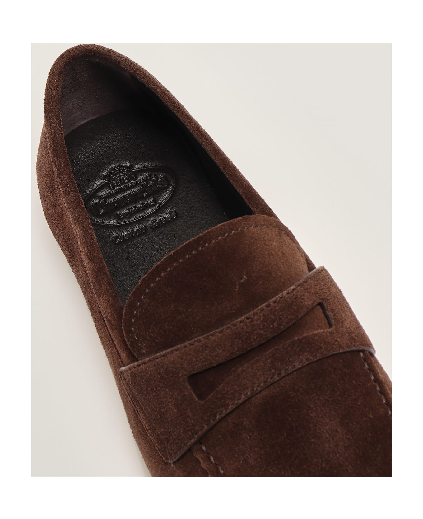 Church
s Portsmouth Soft Suede Loafers - TESTA DI MORO