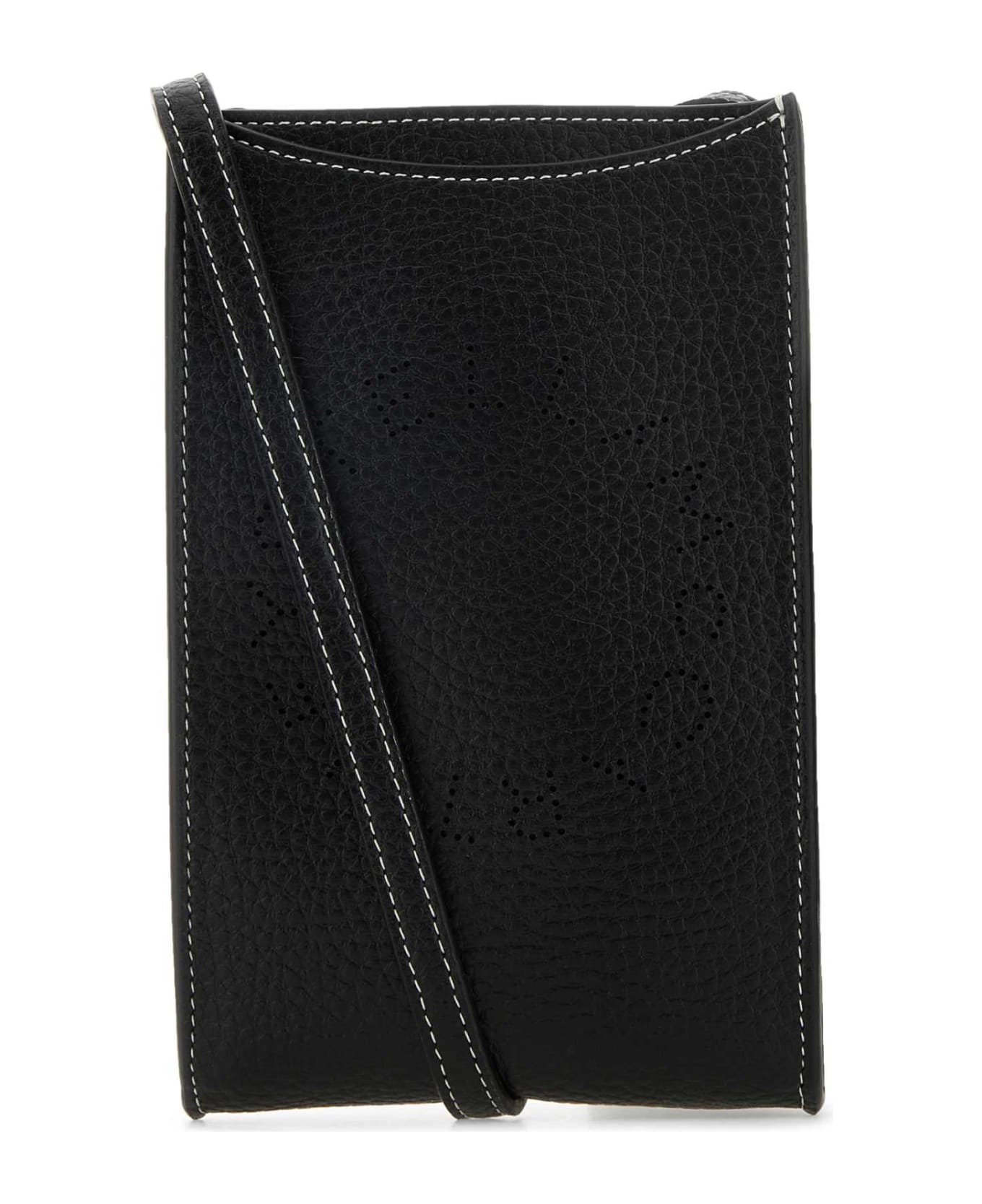 Stella McCartney Black Alter Mat Stella Logo Phone Holder - Black