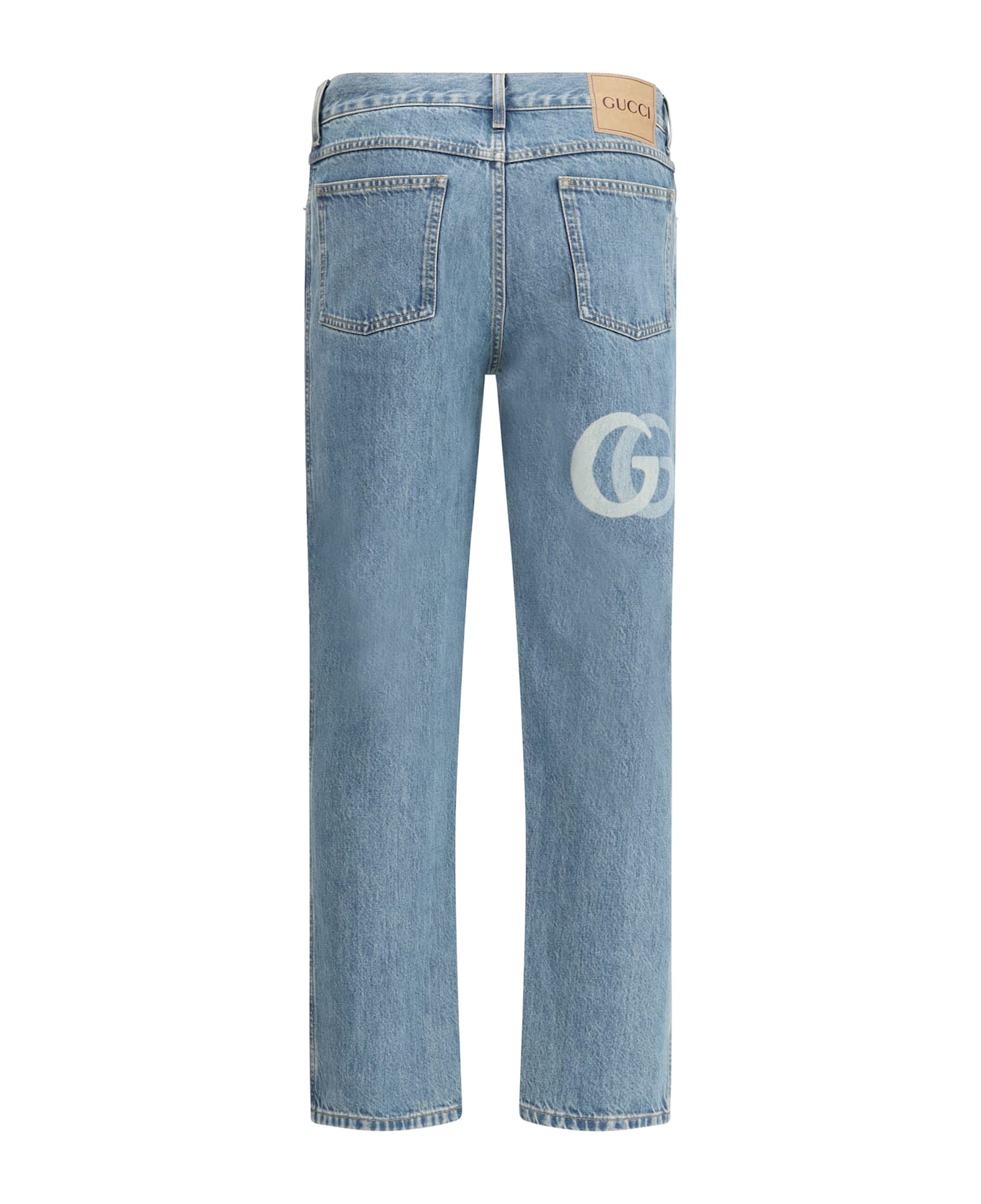 Gucci Gg Jeans - Blue/ivory