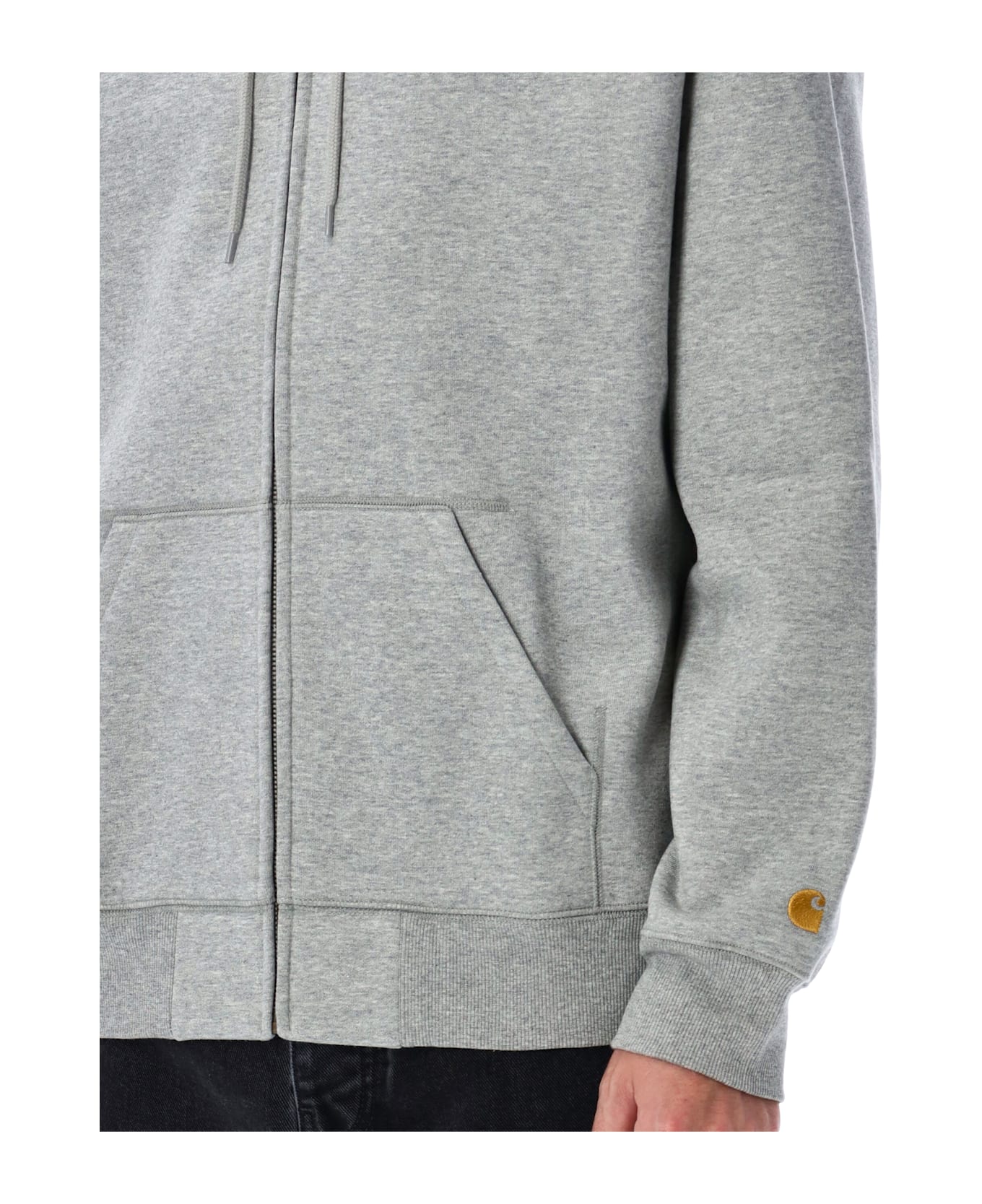 Carhartt Hooded Chase Jacket - GREY HEATHER