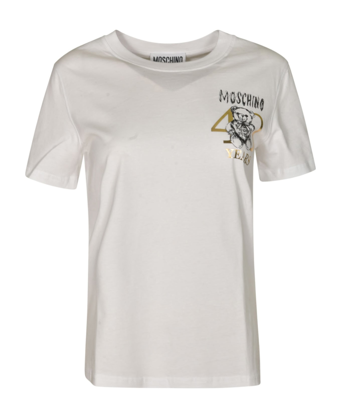 Moschino Teddy 40 Years Of Love T-shirt - White Tシャツ