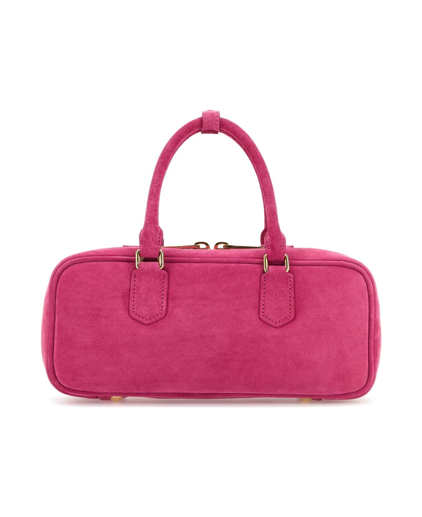 Miu Miu Fuchsia Suede Arcadie Handbag - FUXIA