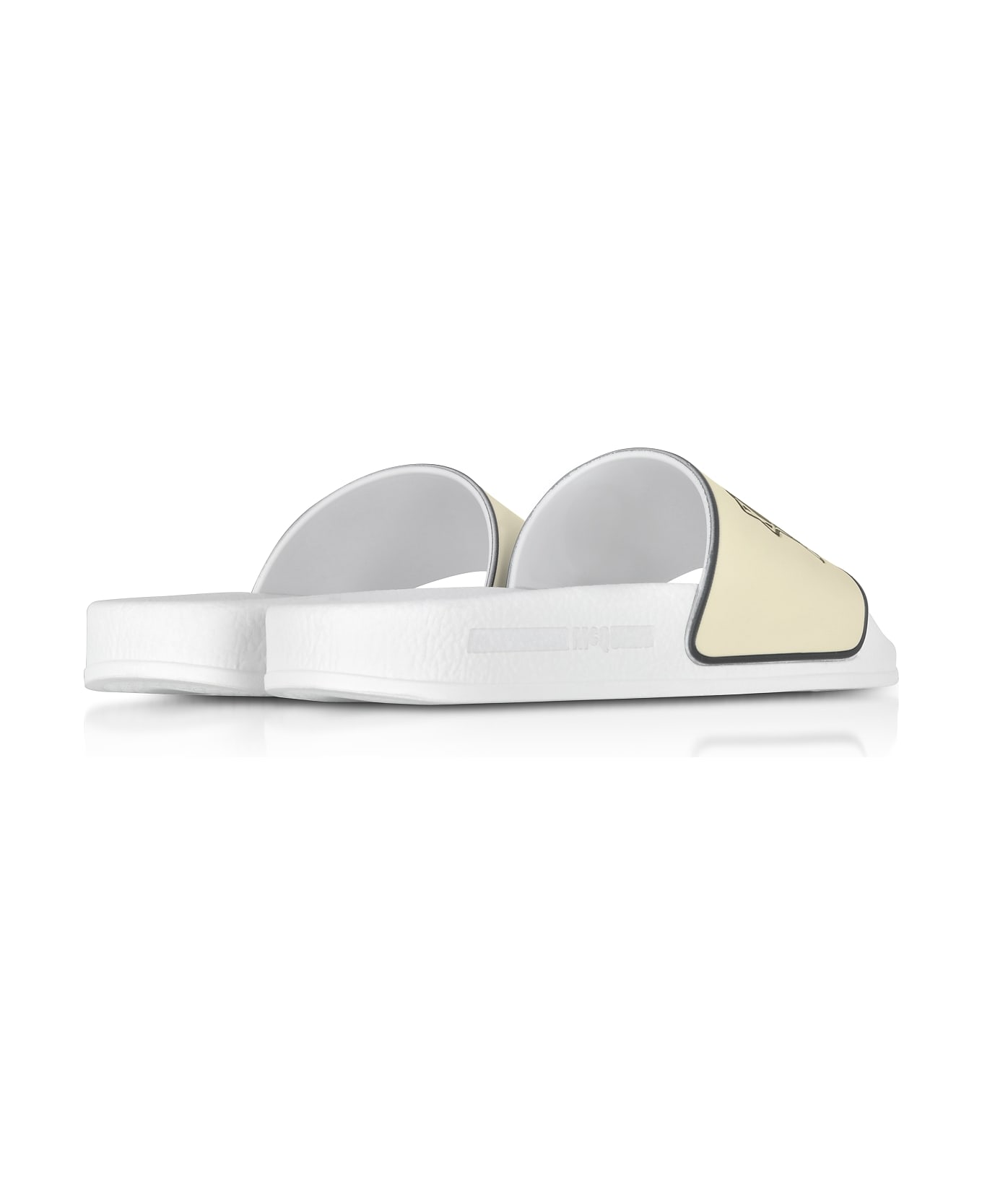 McQ Alexander McQueen White Swallow Slide Sandals - White