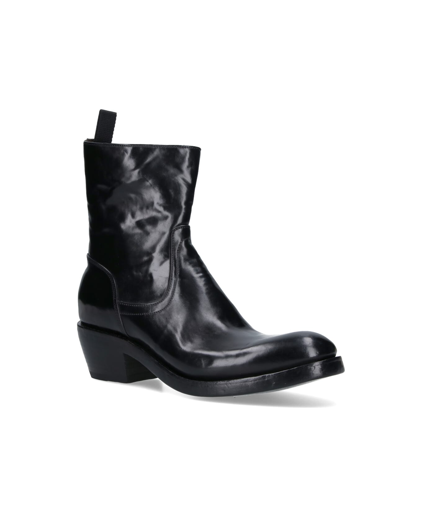 Premiata Calf Leather Ankle Boots - Black  