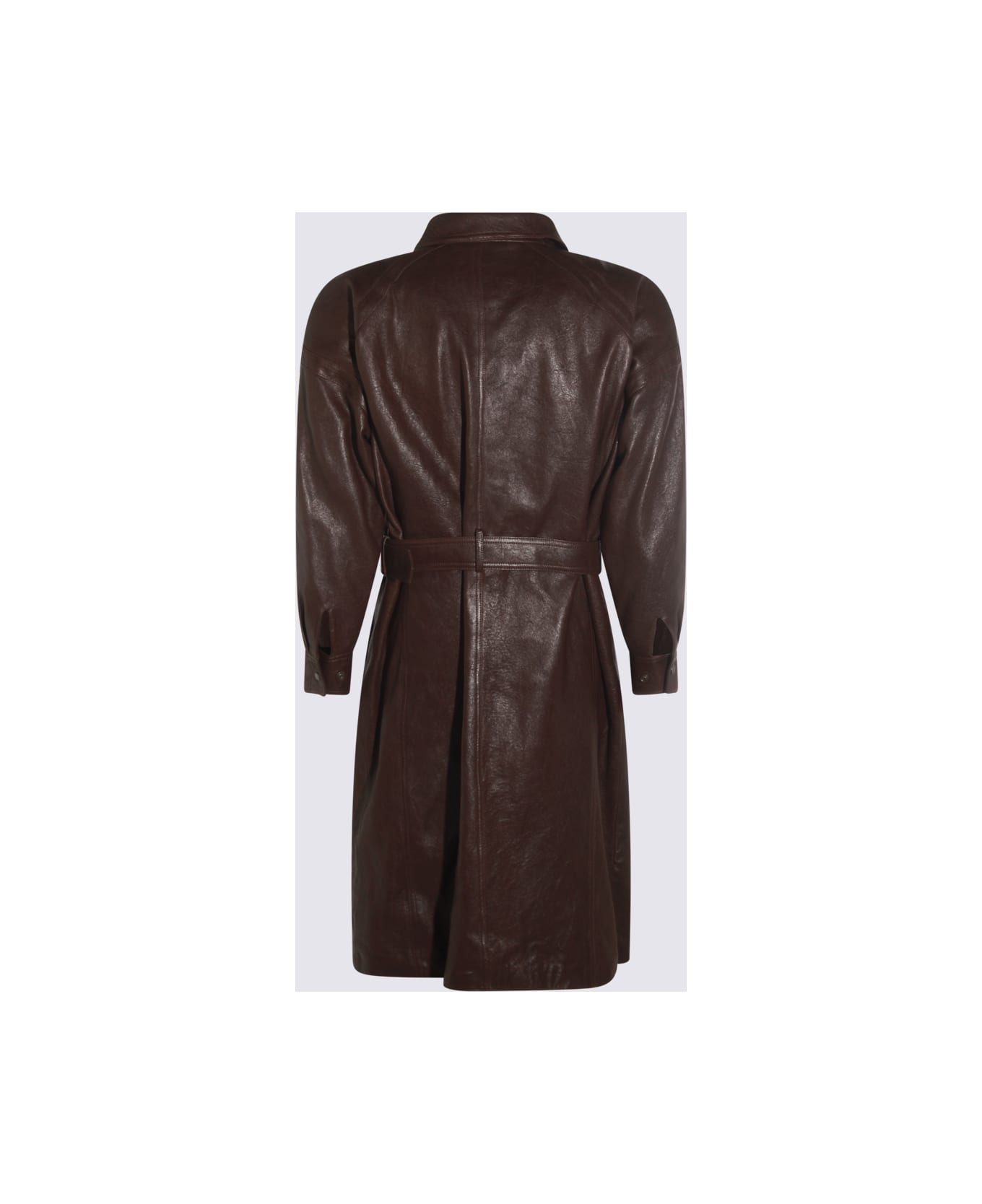 Saint Laurent Brown Leather Jacket - Brown レザージャケット