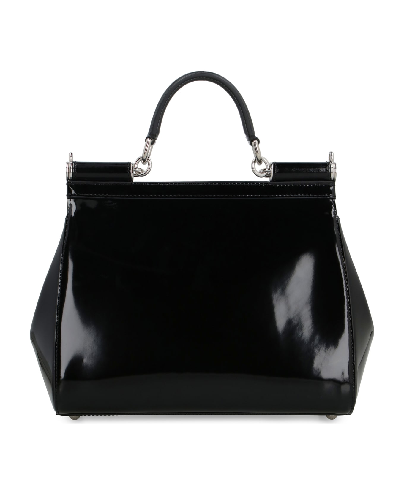 Dolce & Gabbana Kim Dolce&gabbana - Sicily Leather Handbag - black