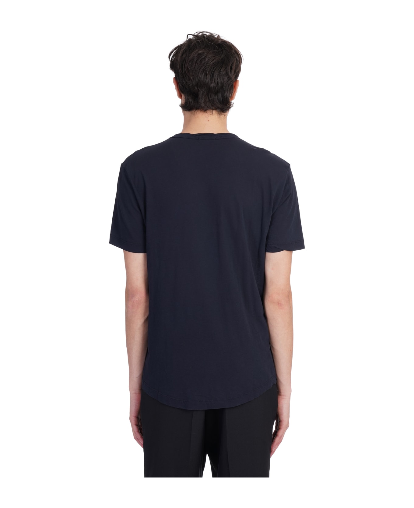 James Perse T-shirt In Blue Cotton - blue