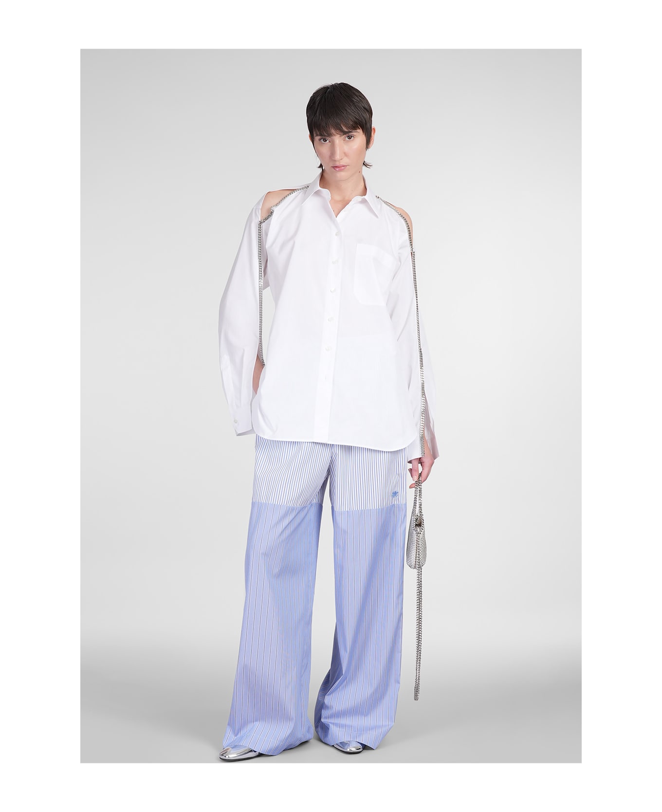 Stella McCartney Shirt In White Cotton - white