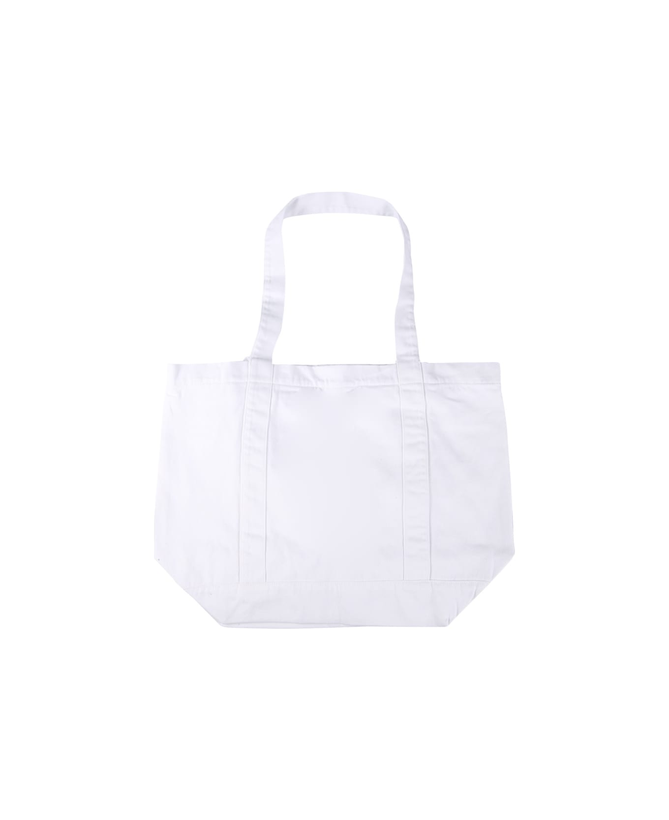 Raf Simons Logo Shopping Bag - WHITE トートバッグ