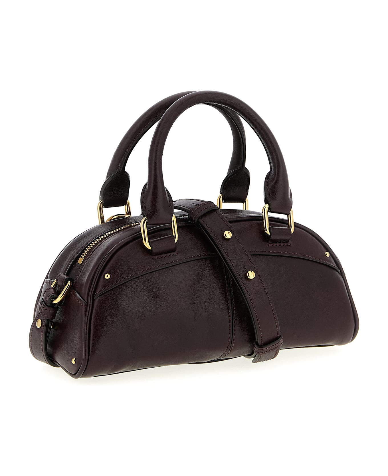 Chloé 'bowling Piccola' Handbag - Bordeaux
