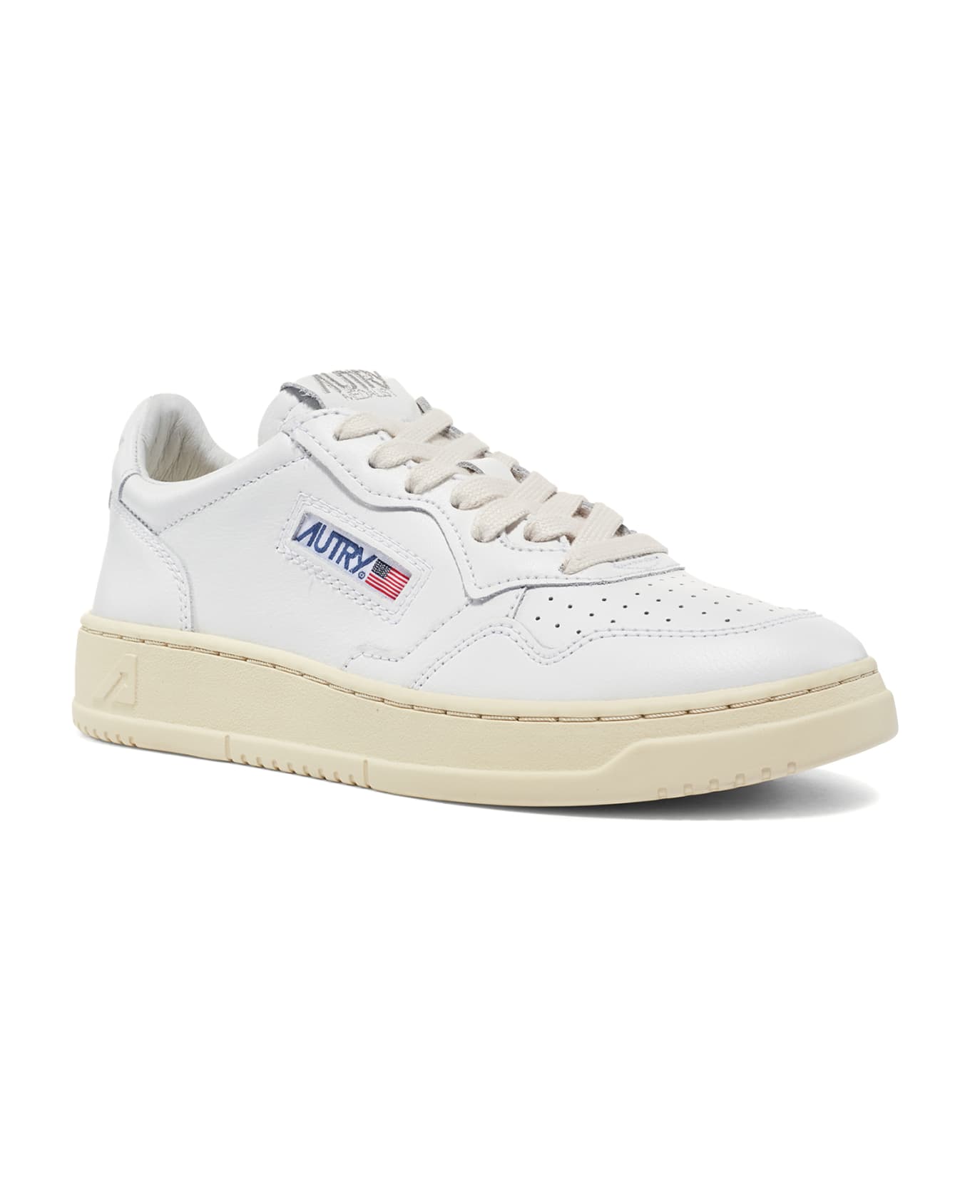 Autry White Medalist Sneakers - WHITE