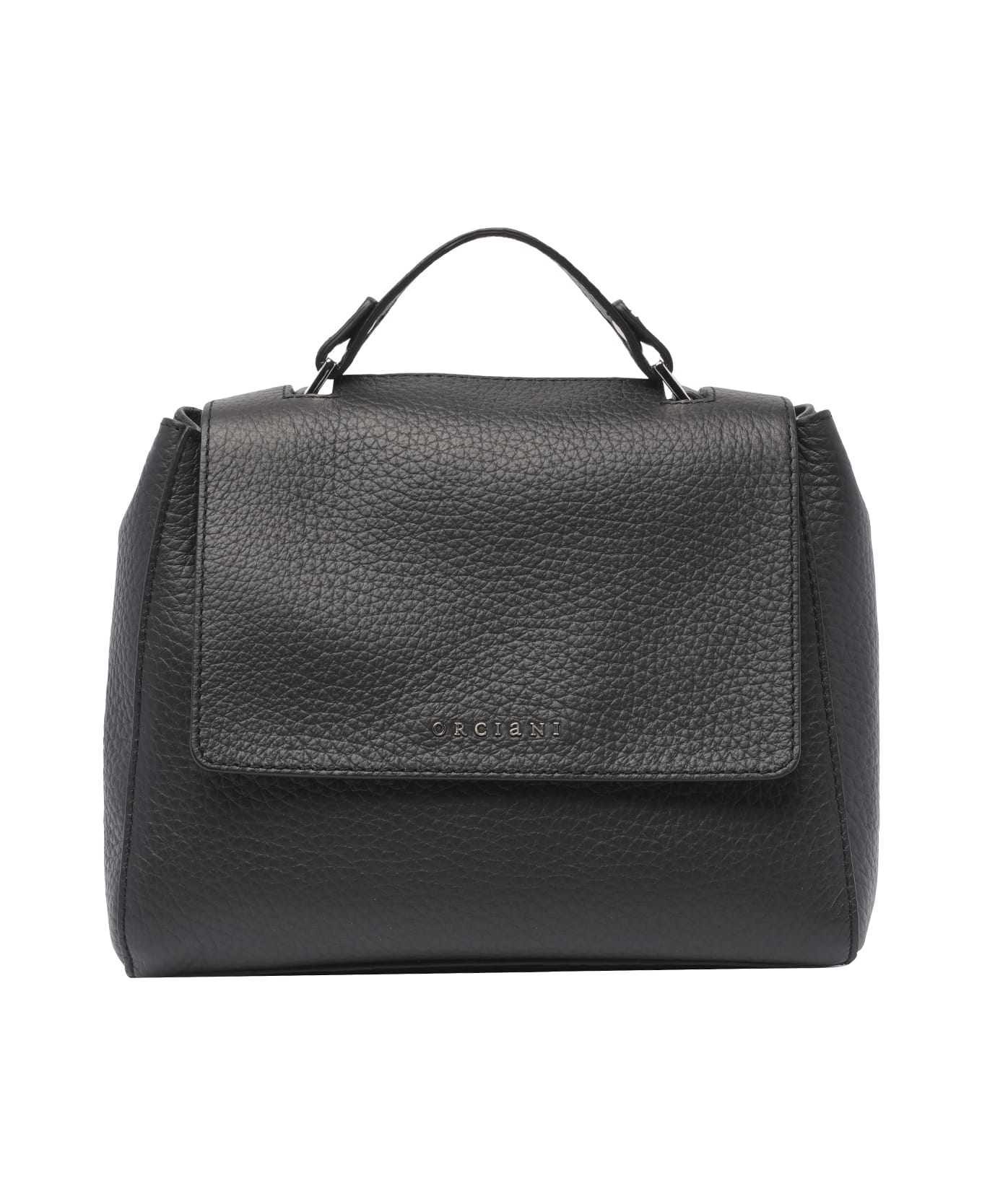 Orciani Small Sveva Soft Handbag - Black