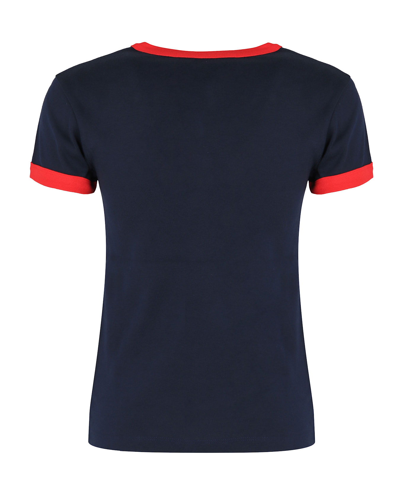 Valentino Garavani Logo Cotton T-shirt - blue