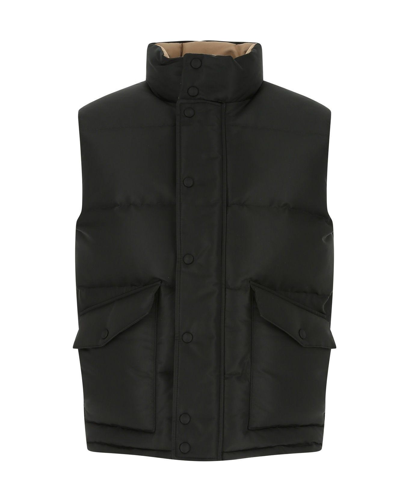 Alexander McQueen Black Polyester Padded Jacket - Black