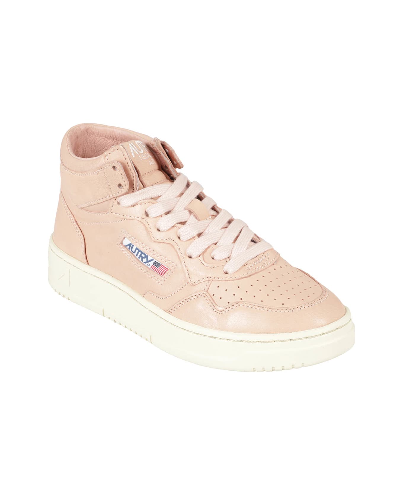 Autry Medalist Mid Sneakers - Goat Peach