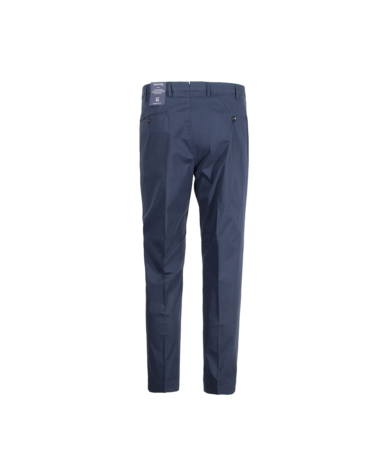 Incotex Trousers With Pleats - Blue