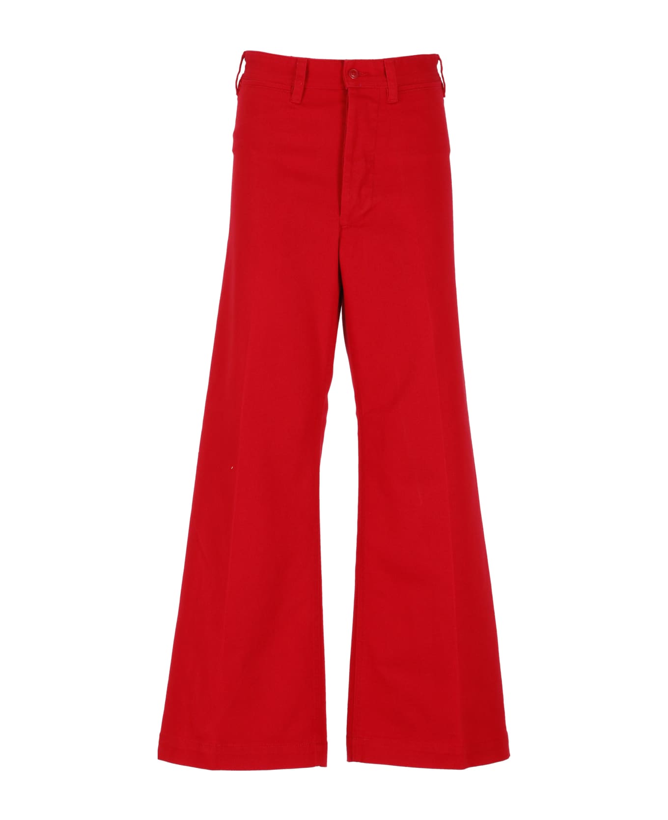 Ralph Lauren Cotton Trousers - Red