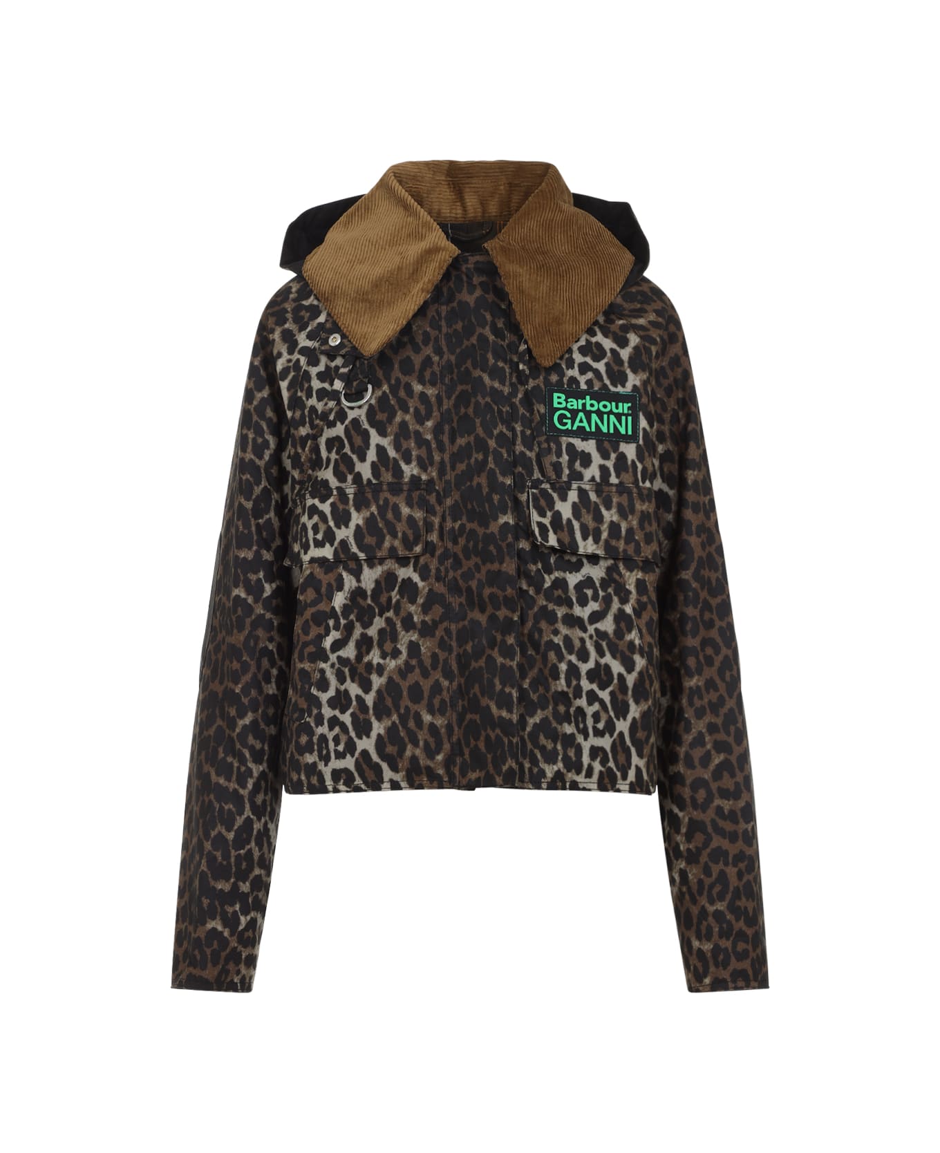 Barbour Anorak Wax Jacket - Leopard Print Classi