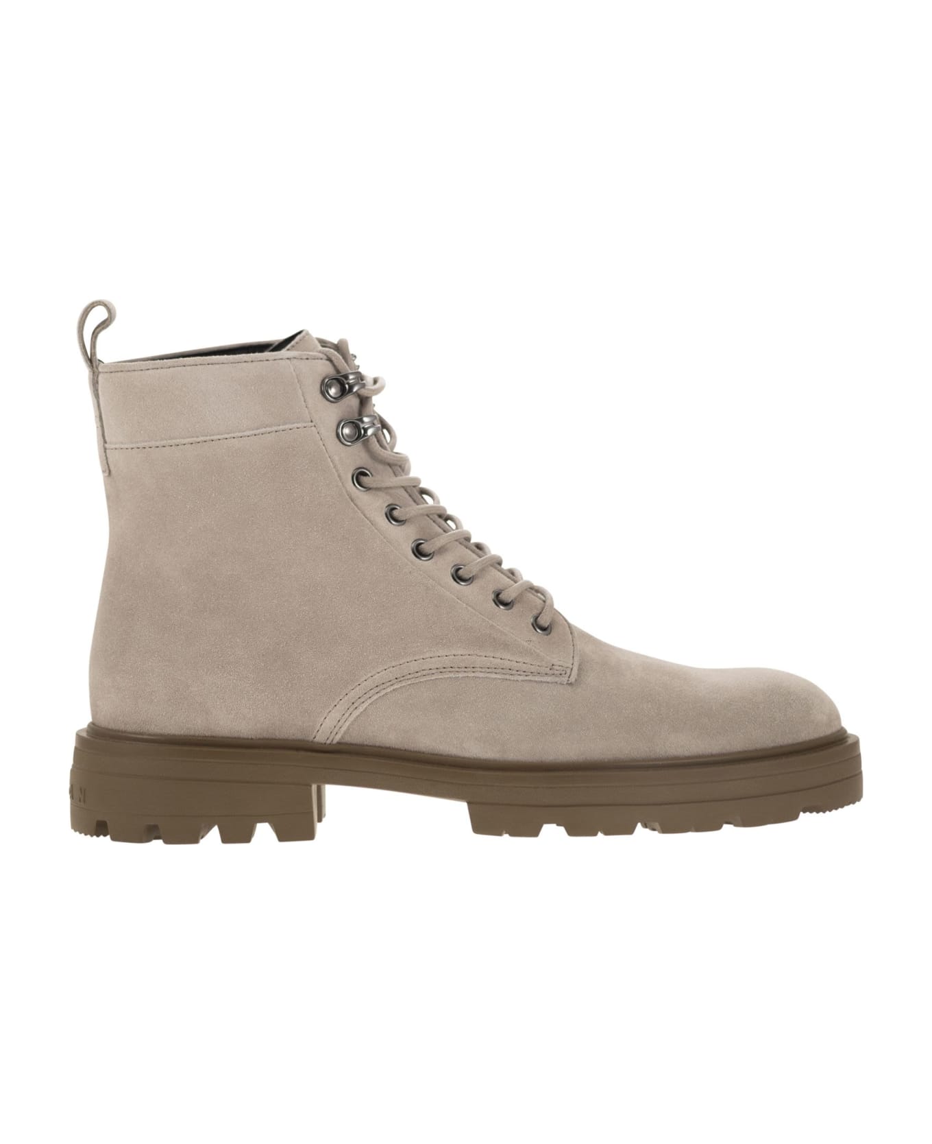 Hogan Ca15 Lace-up Boots - Stone