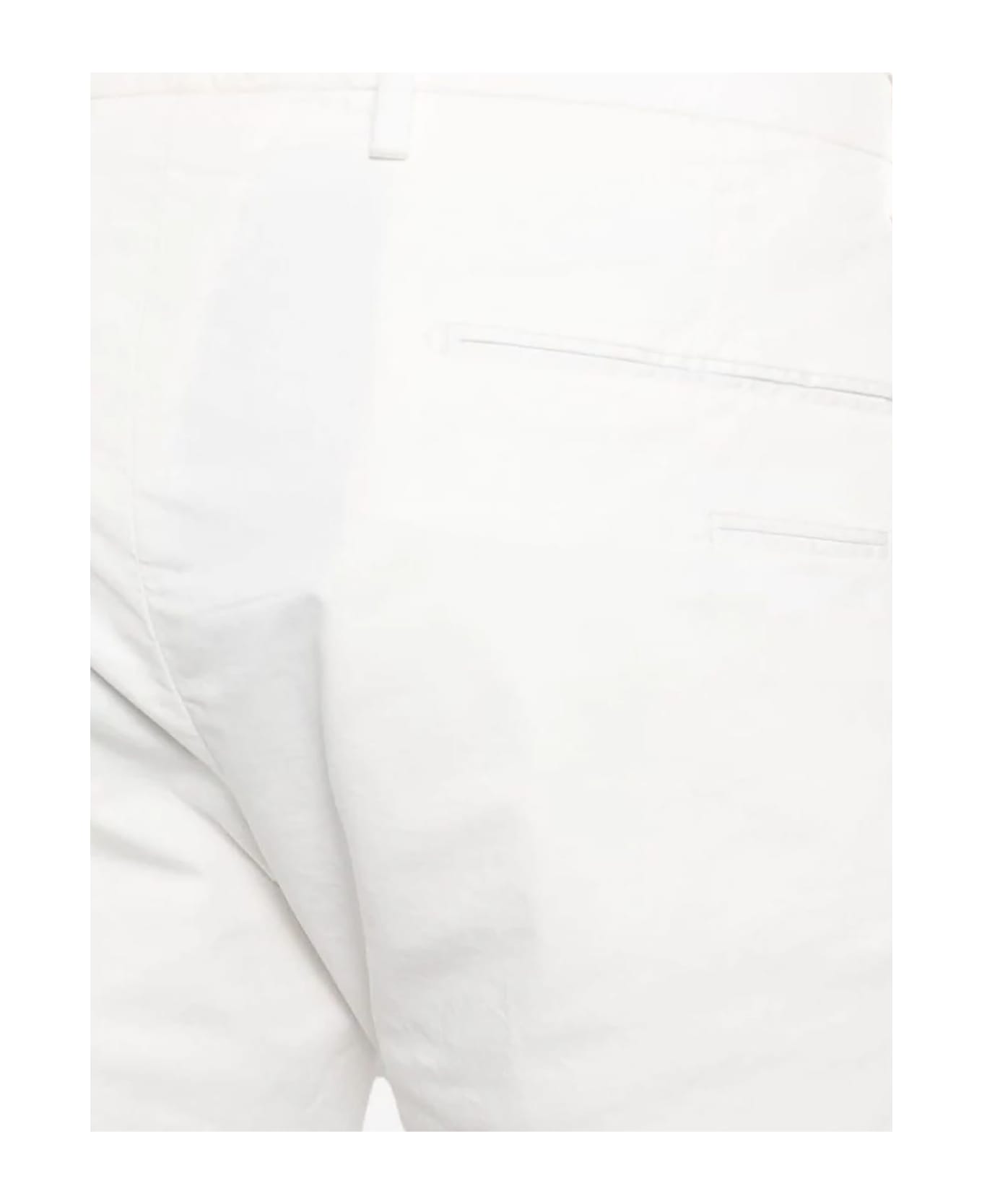 Briglia 1949 White Stretch-cotton Trousers - White