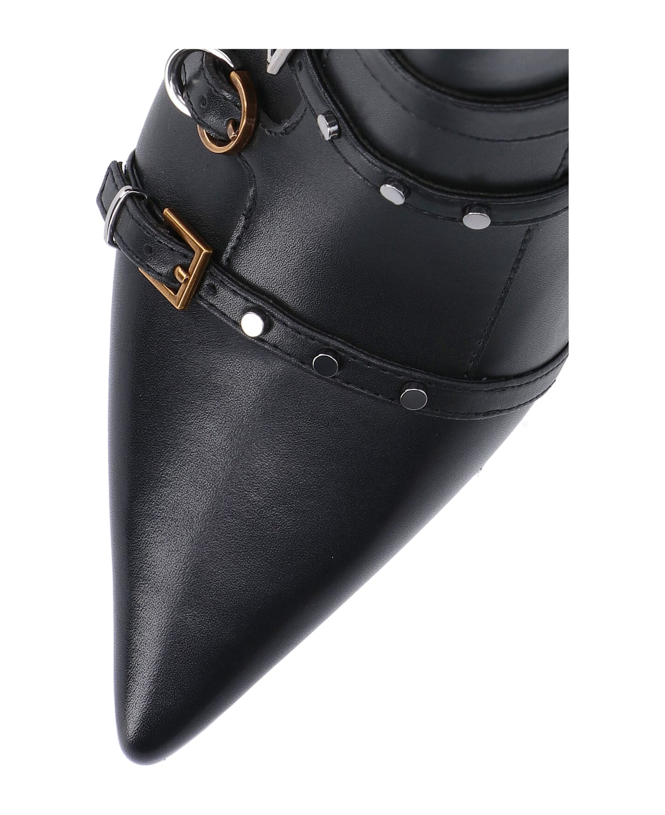 Pinko Ankle Boots With Buckle - Black  
