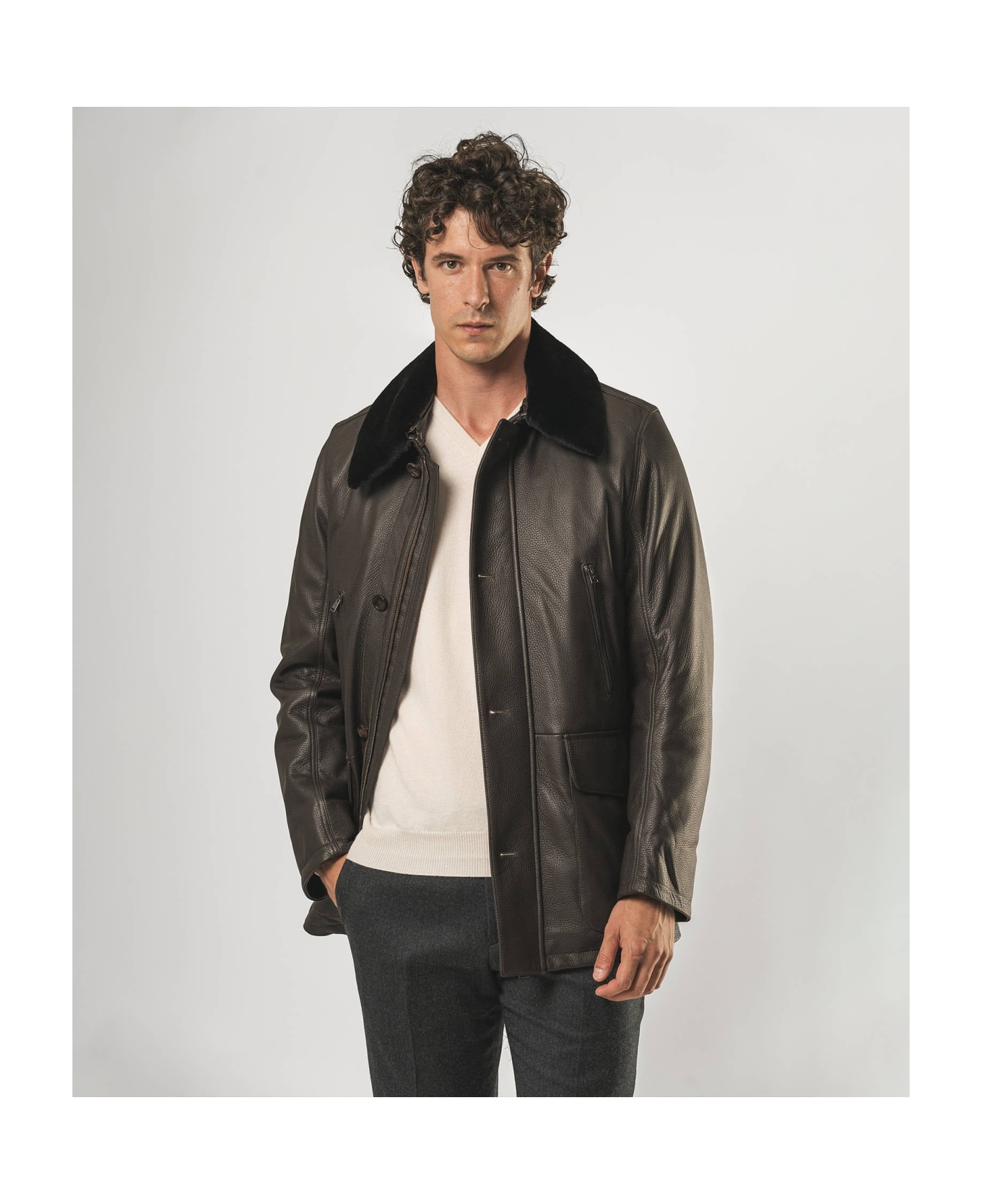 Larusmiani Olimpo Coat Coat - Brown