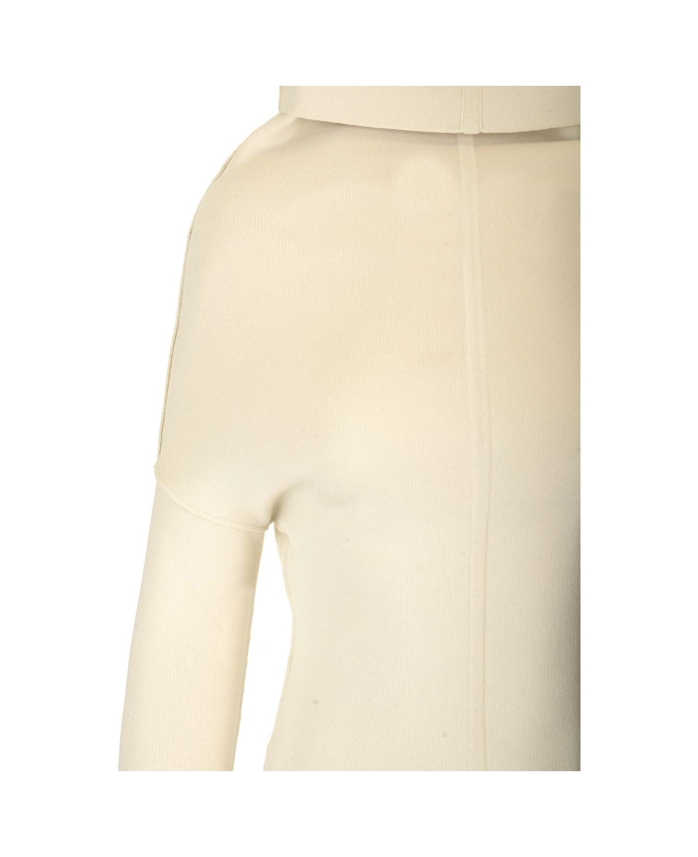 Rick Owens Donut Neck Sweater - Ivory