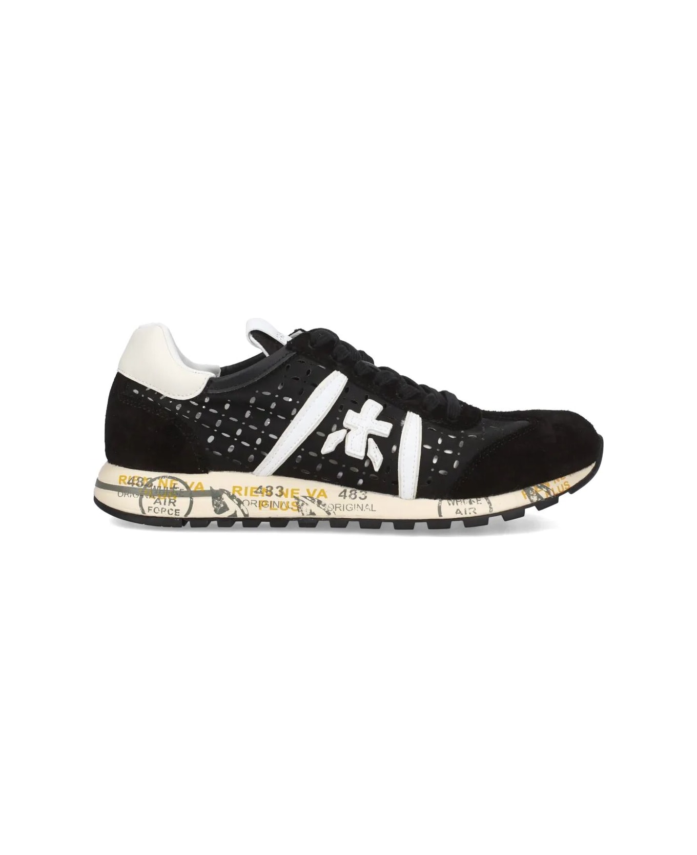 Premiata Lucy D Sneakers - Black White