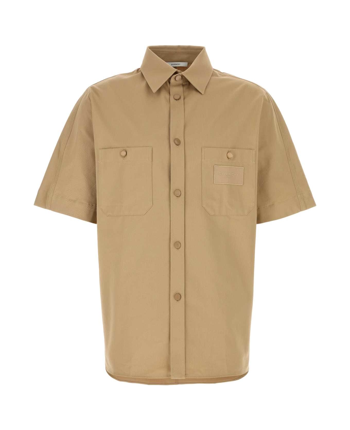 Givenchy Beige Cotton Shirt - BEIGE