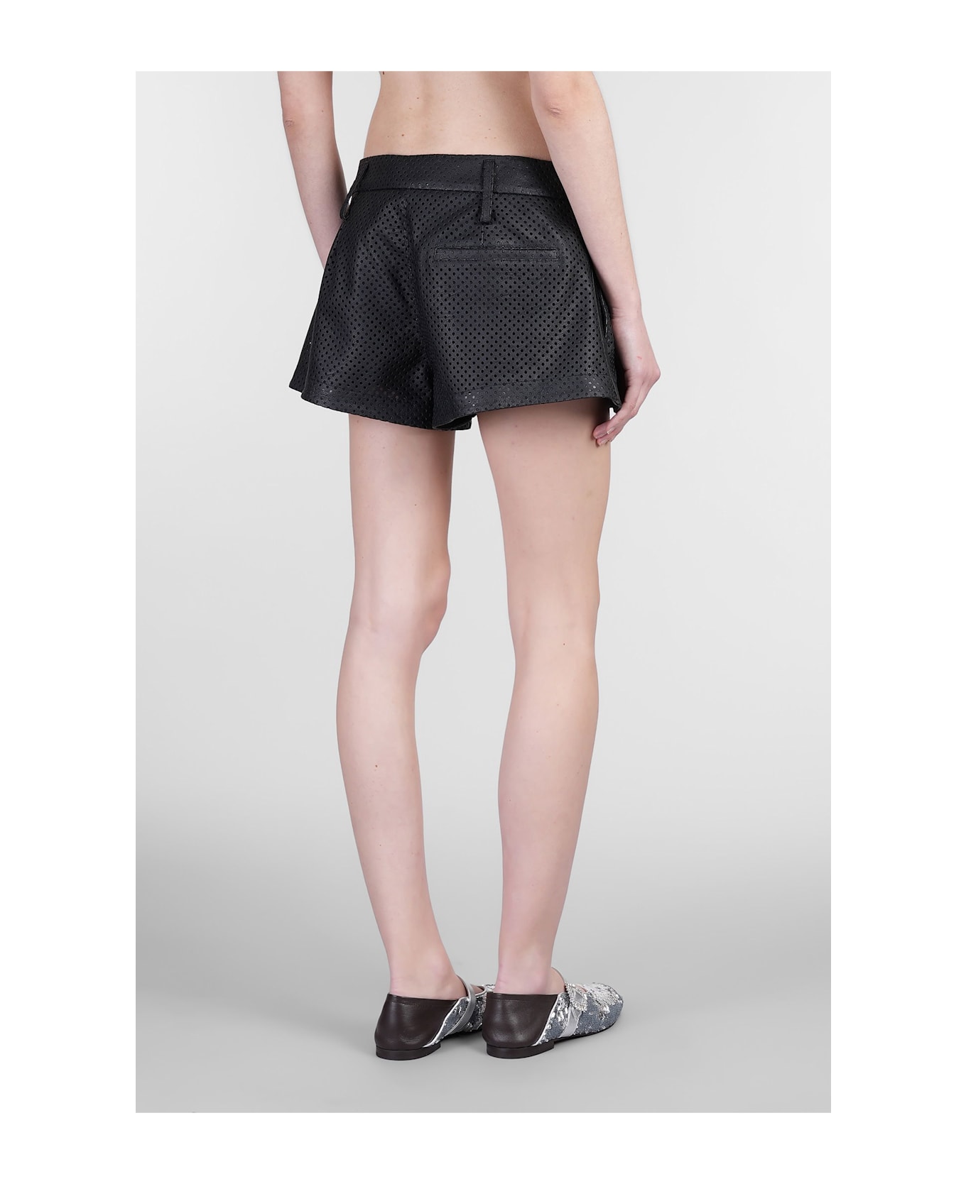 Stella McCartney Shorts In Black Viscose - black
