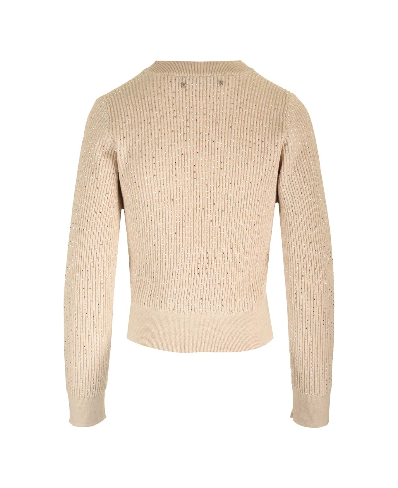 Golden Goose Ribbed Wool Sweater - Nude