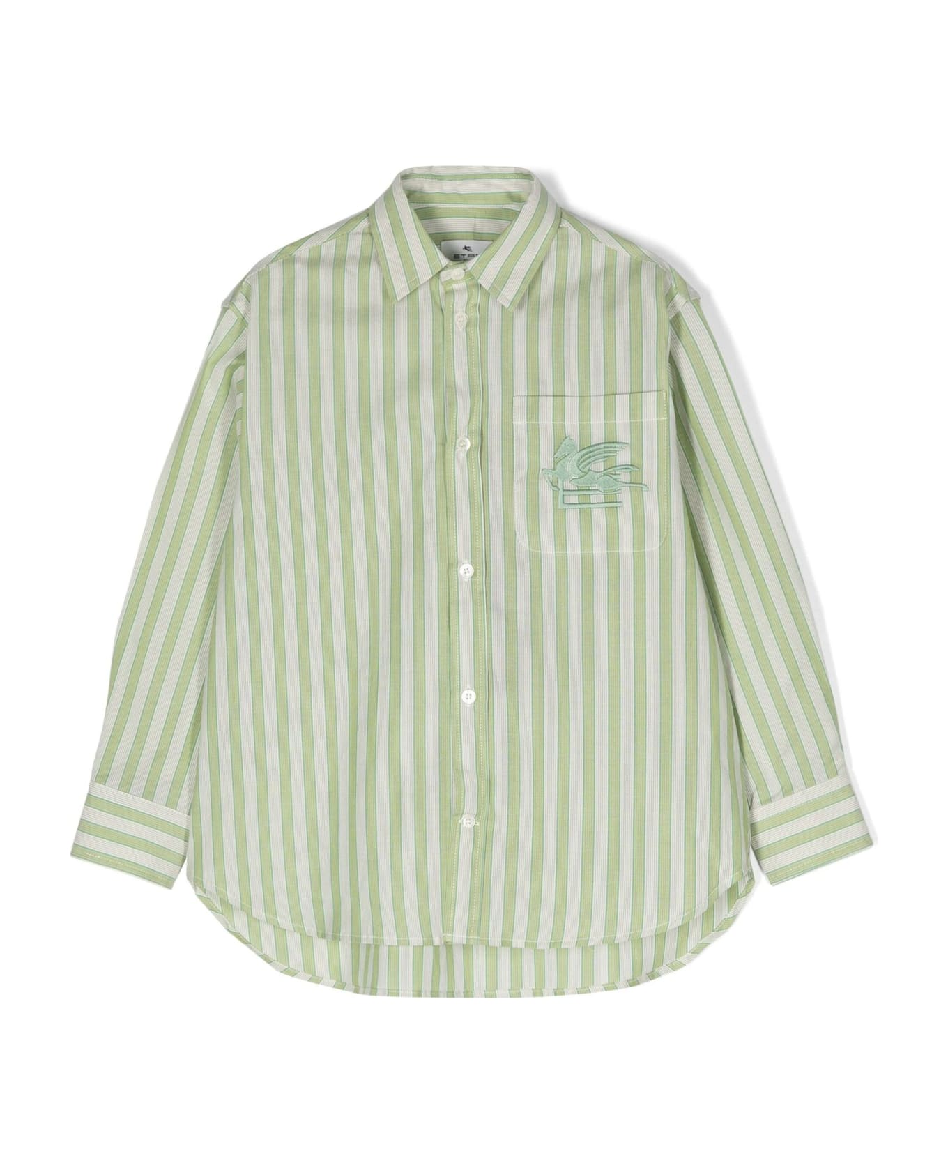 Etro Shirts Green - Green シャツ